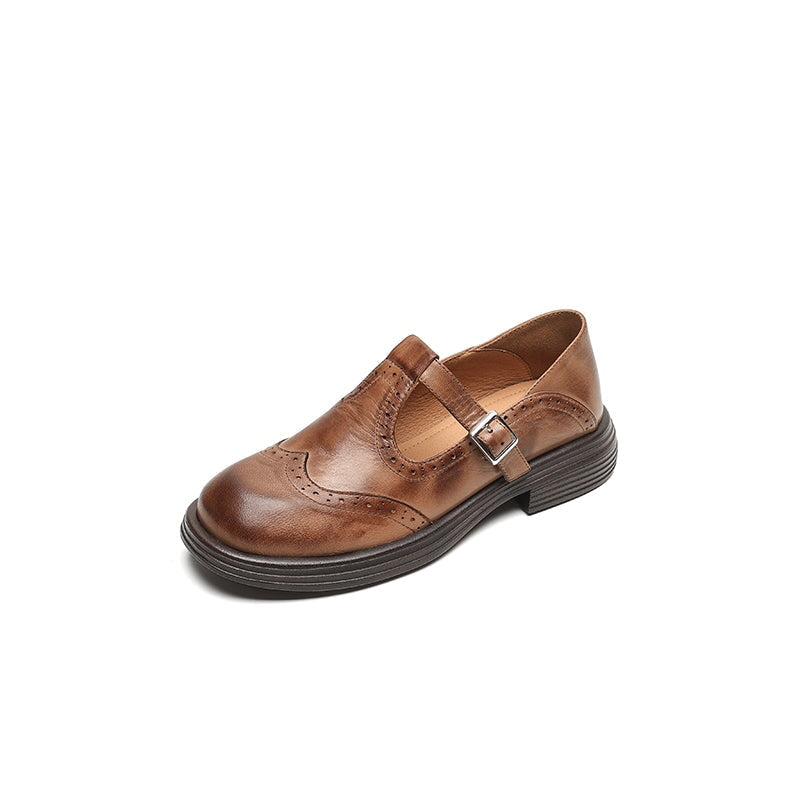Elisa | Classic Leather Mary Janes for Women